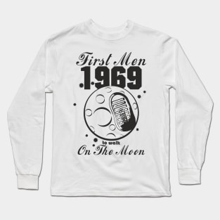 First Moon-landing (black print) Long Sleeve T-Shirt